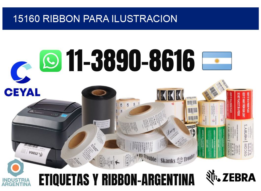 15160 ribbon para ilustracion