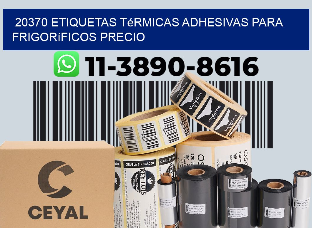 20370 etiquetas térmicas adhesivas para frigoríficos precio