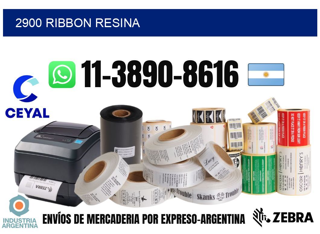 2900 ribbon resina