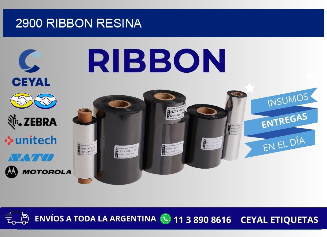 2900 ribbon resina
