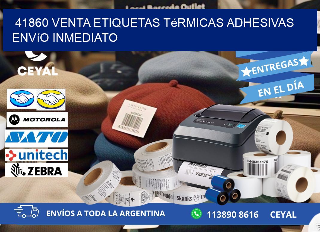 41860 venta etiquetas térmicas adhesivas envío inmediato