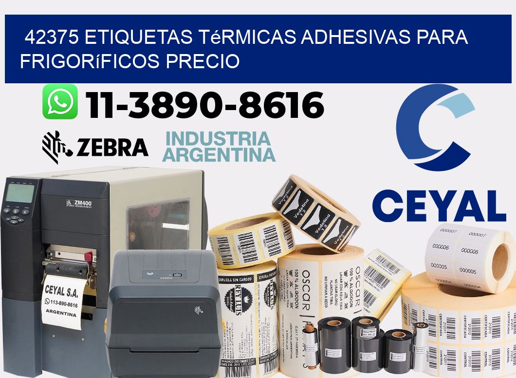 42375 etiquetas térmicas adhesivas para frigoríficos precio