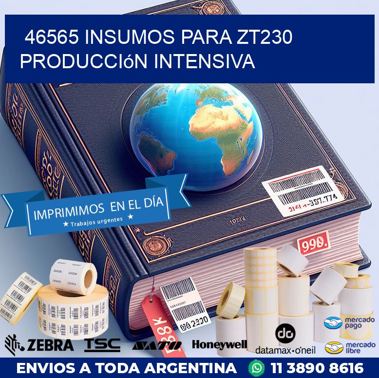46565 insumos para zt230 producción intensiva