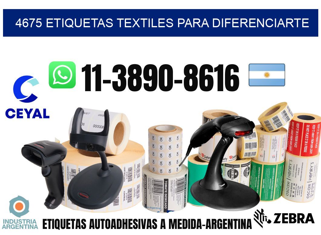 4675 Etiquetas textiles para diferenciarte