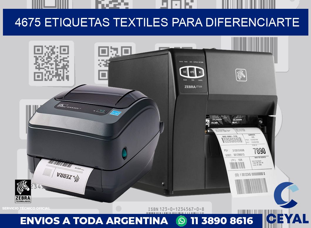 4675 Etiquetas textiles para diferenciarte
