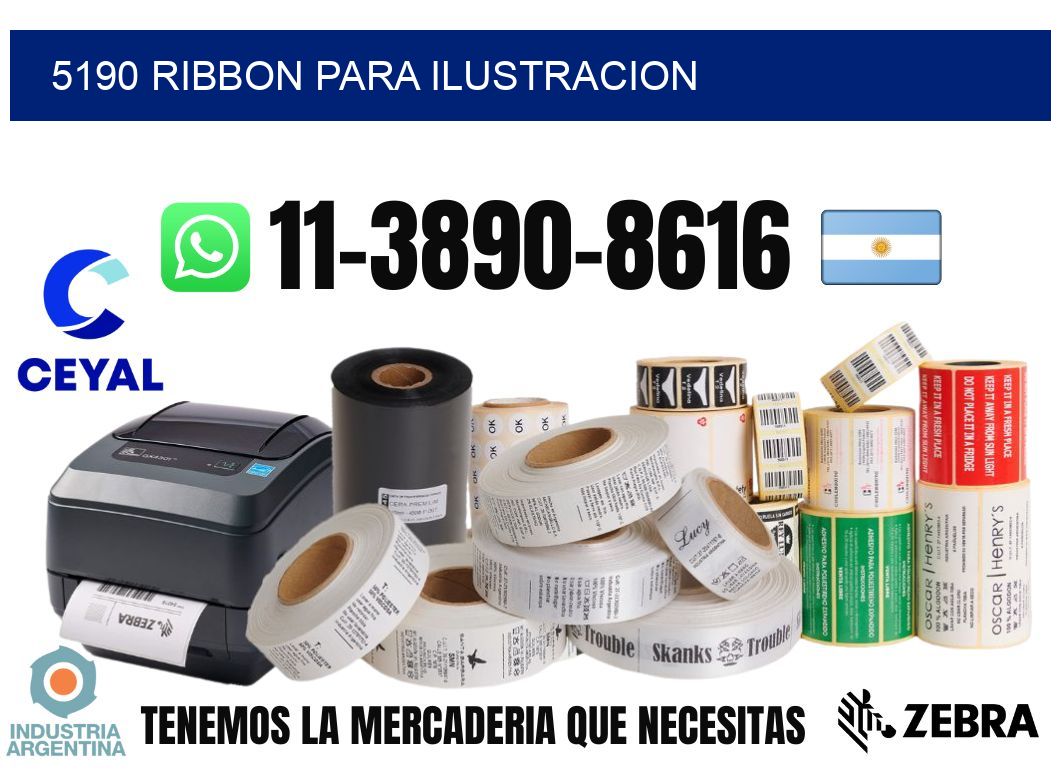 5190 ribbon para ilustracion