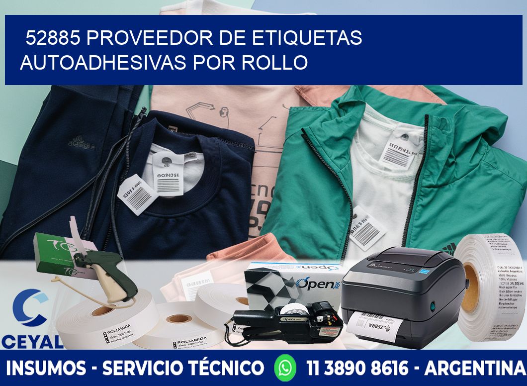 52885 proveedor de etiquetas  autoadhesivas por rollo