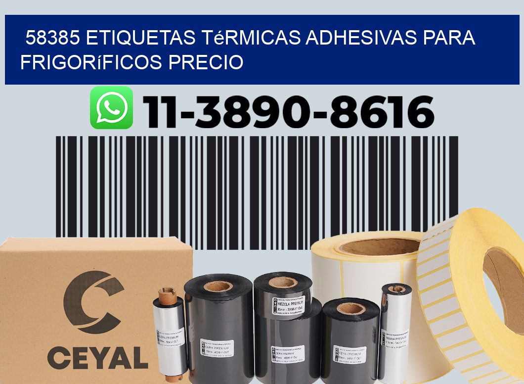 58385 etiquetas térmicas adhesivas para frigoríficos precio