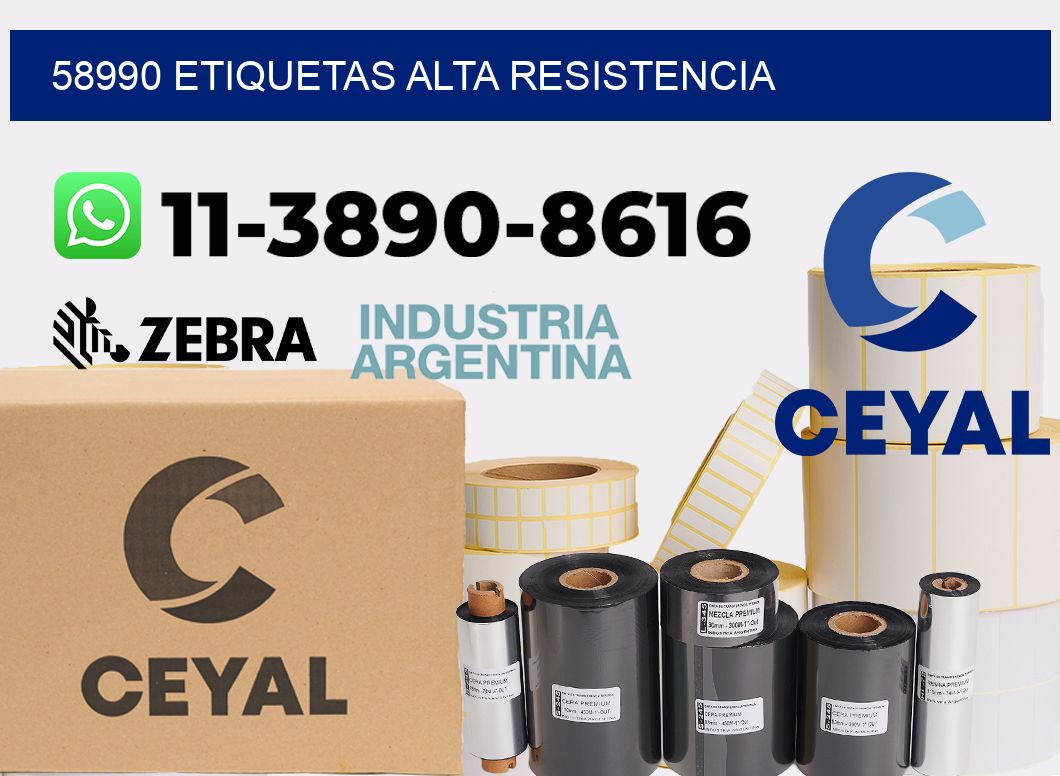 58990 etiquetas alta resistencia