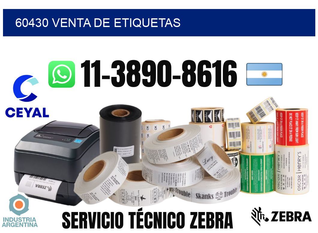 60430 venta de etiquetas