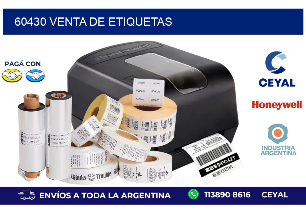 60430 venta de etiquetas