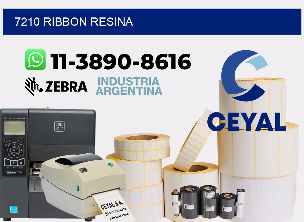 7210 ribbon resina