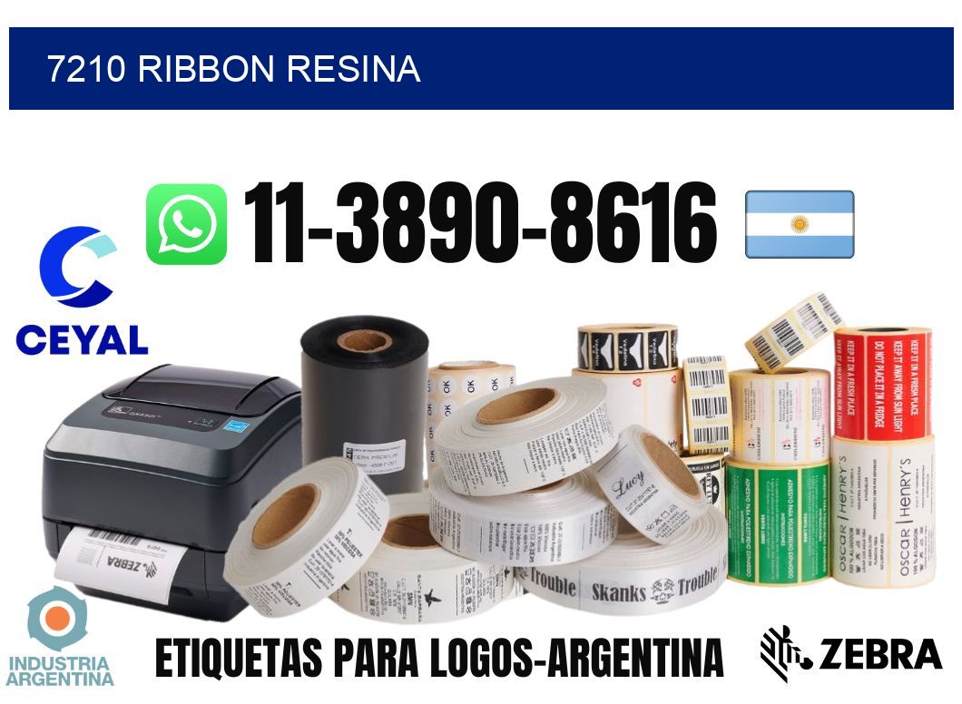 7210 ribbon resina