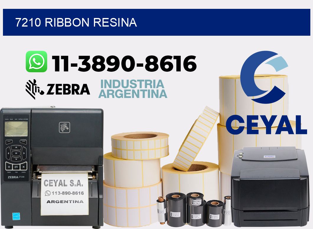 7210 ribbon resina