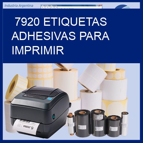 7920 etiquetas adhesivas para imprimir
