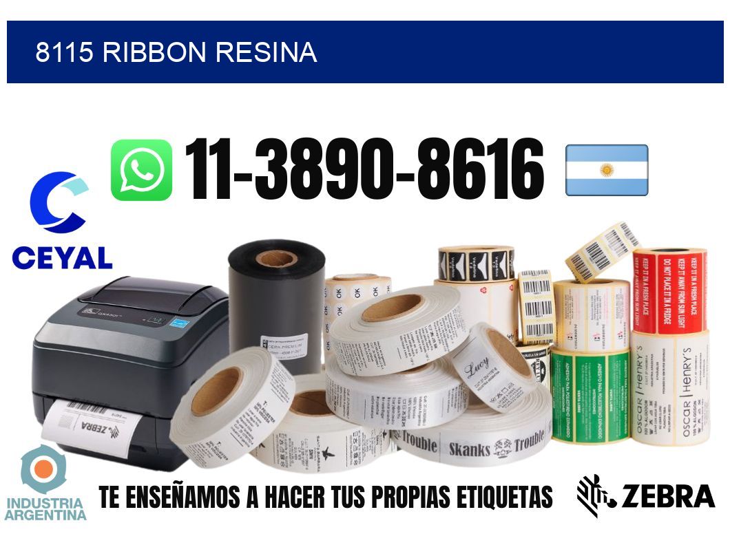 8115 ribbon resina