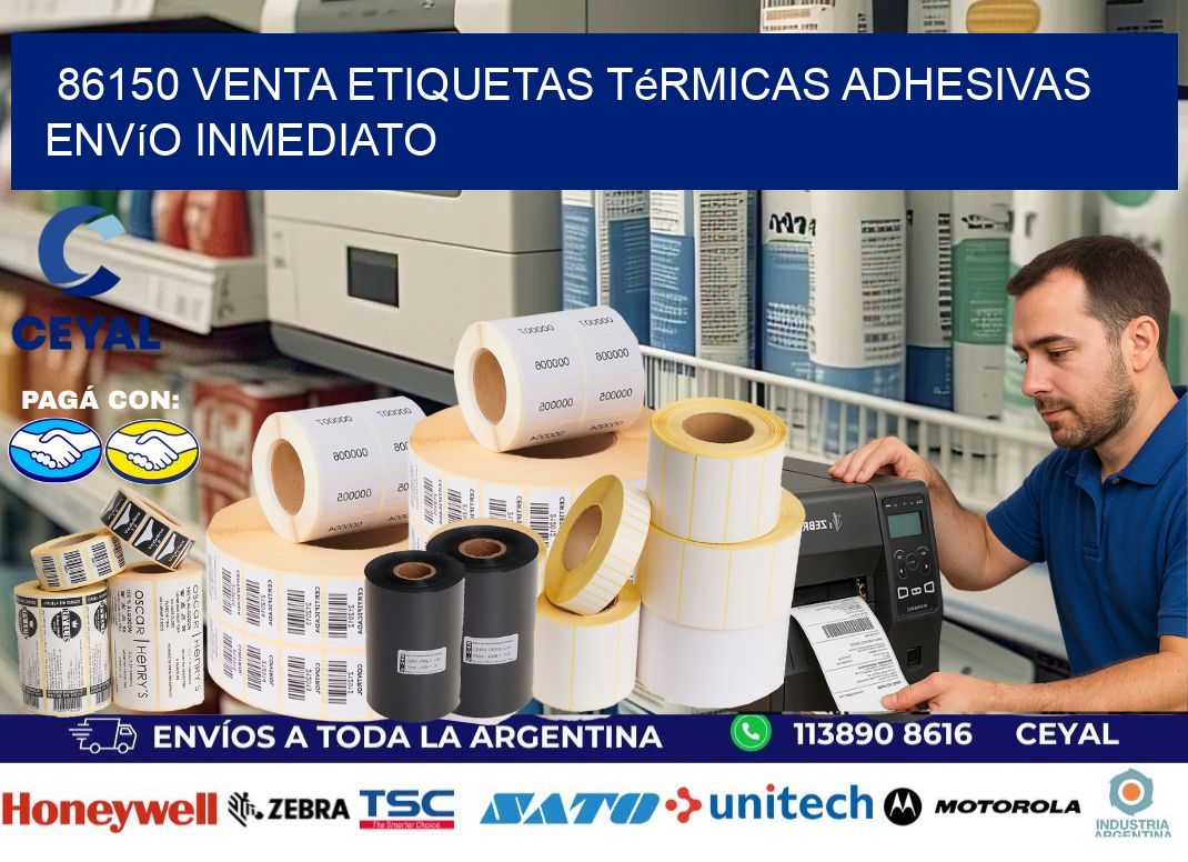 86150 venta etiquetas térmicas adhesivas envío inmediato