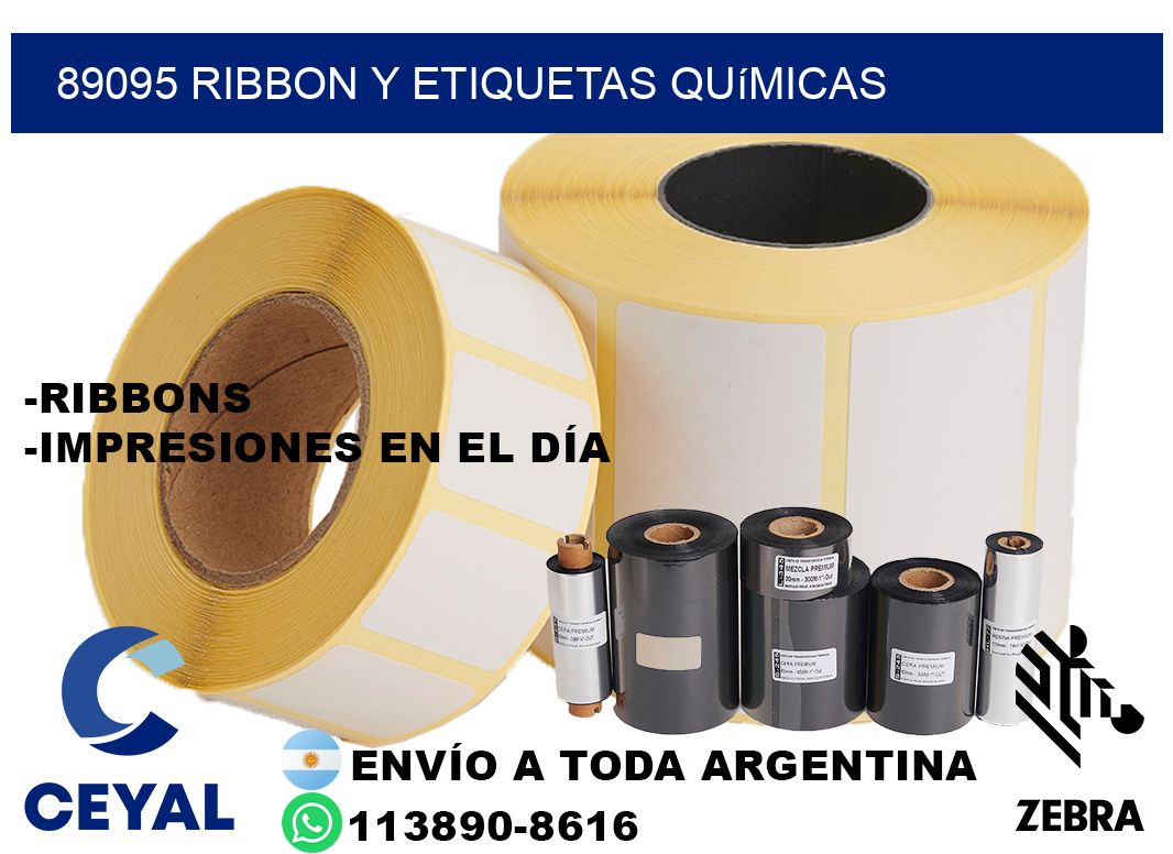 89095 ribbon y etiquetas químicas