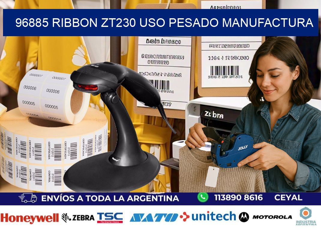 96885 ribbon zt230 uso pesado manufactura