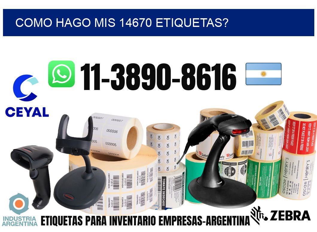 como hago mis 14670 etiquetas?
