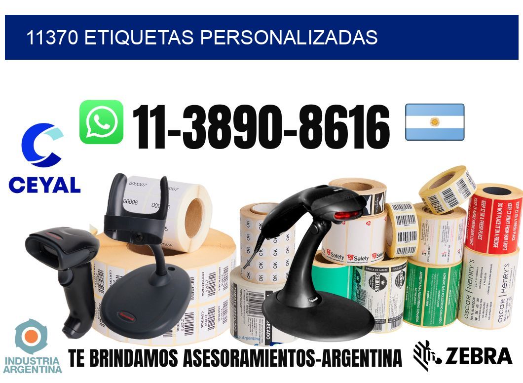 11370 etiquetas personalizadas