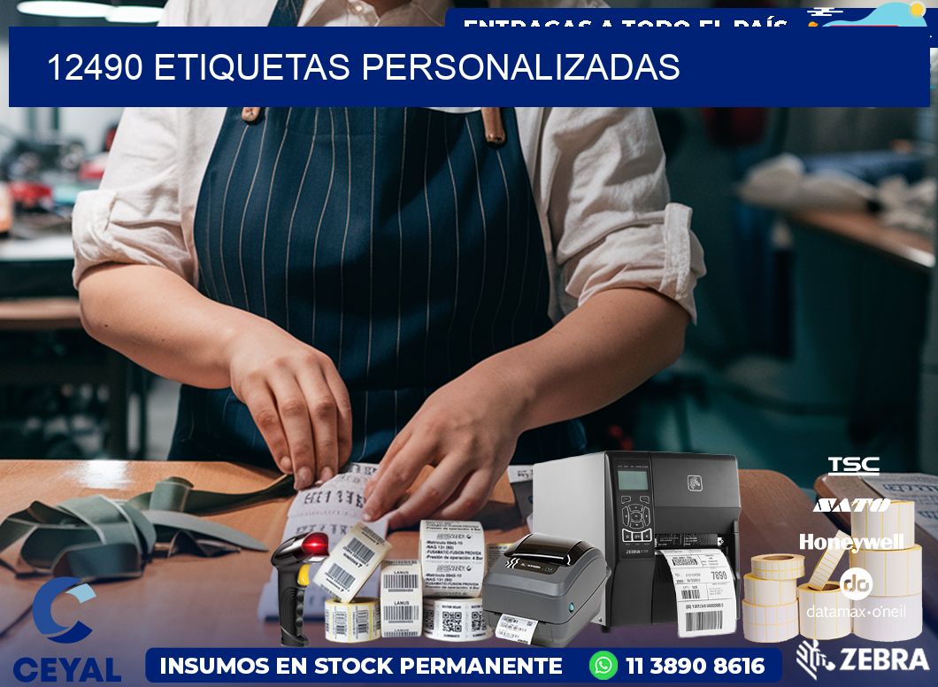 12490 etiquetas personalizadas