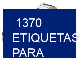 1370 Etiquetas para limpieza del hogar