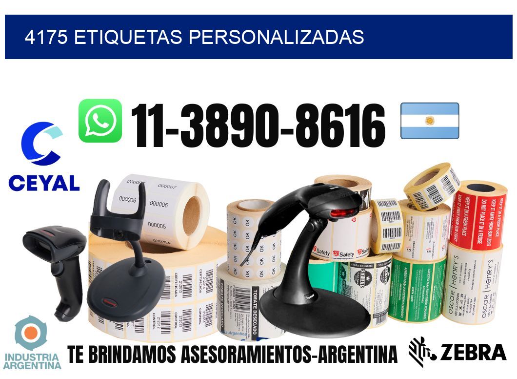 4175 etiquetas personalizadas