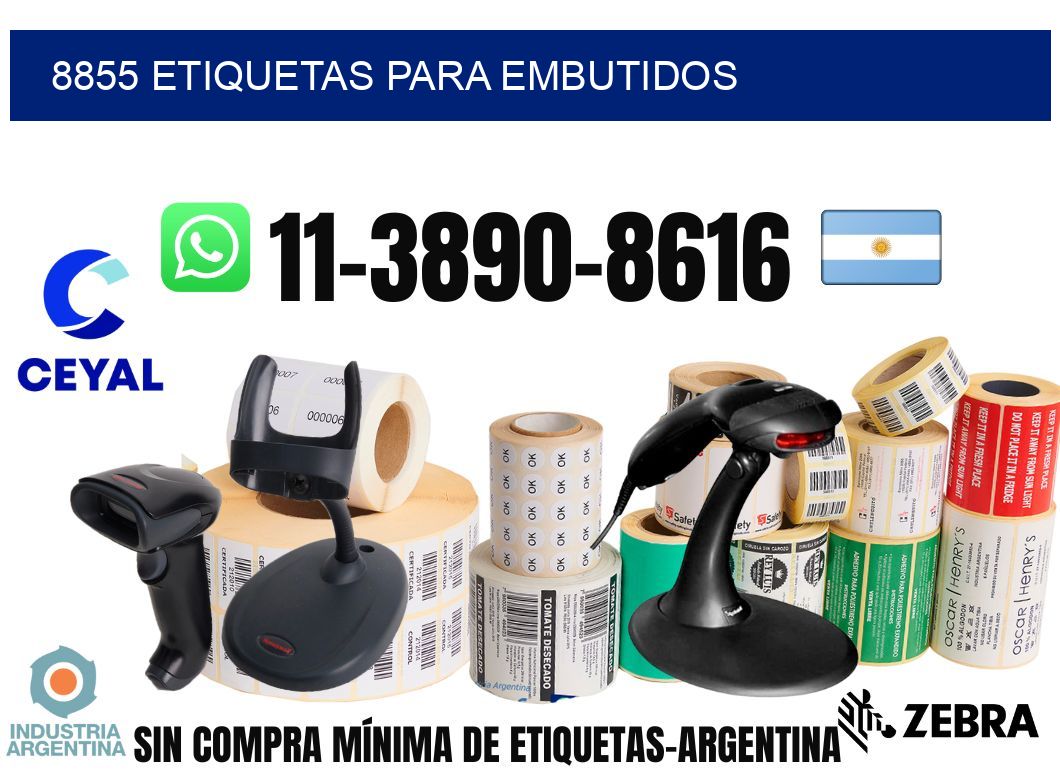 8855 Etiquetas para embutidos