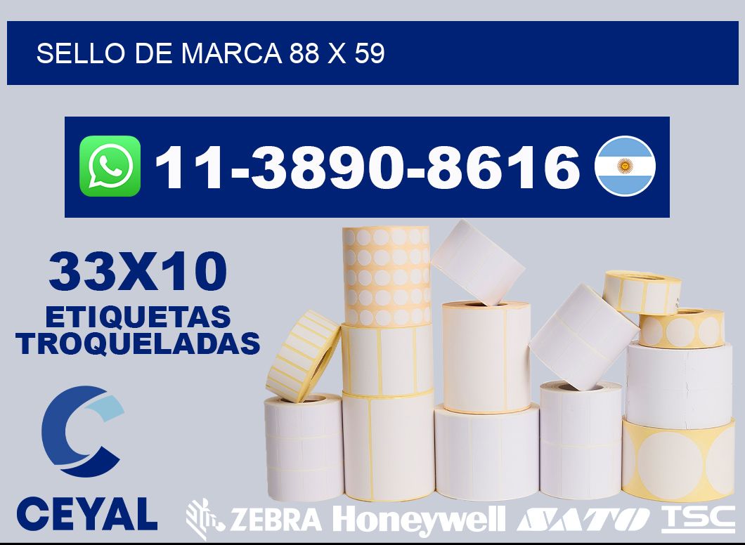 Sello de marca 88 x 59