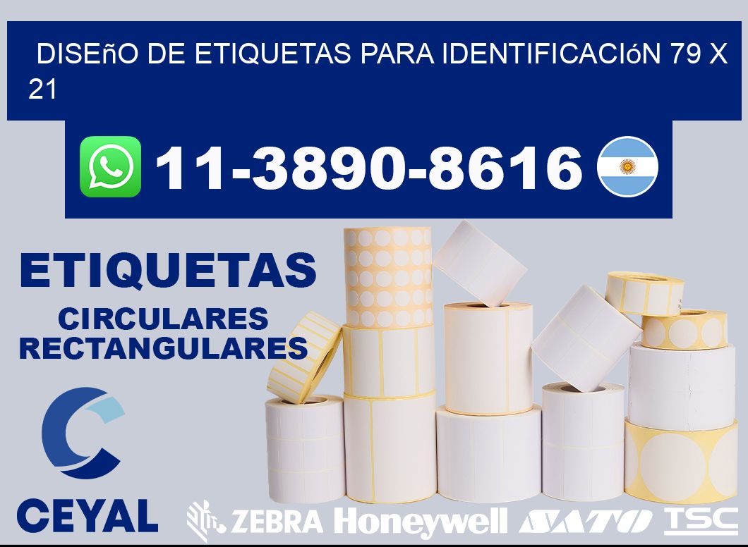 diseño de etiquetas para identificación 79 x 21