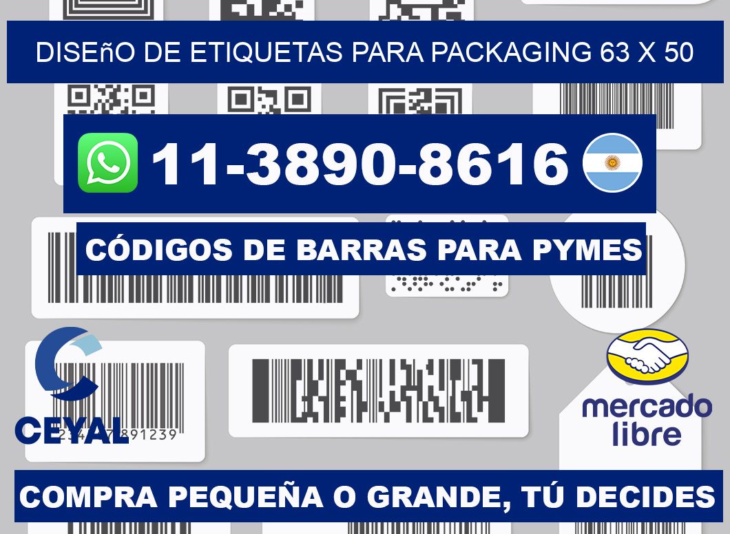 diseño de etiquetas para packaging 63 x 50