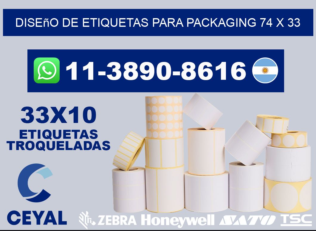 diseño de etiquetas para packaging 74 x 33