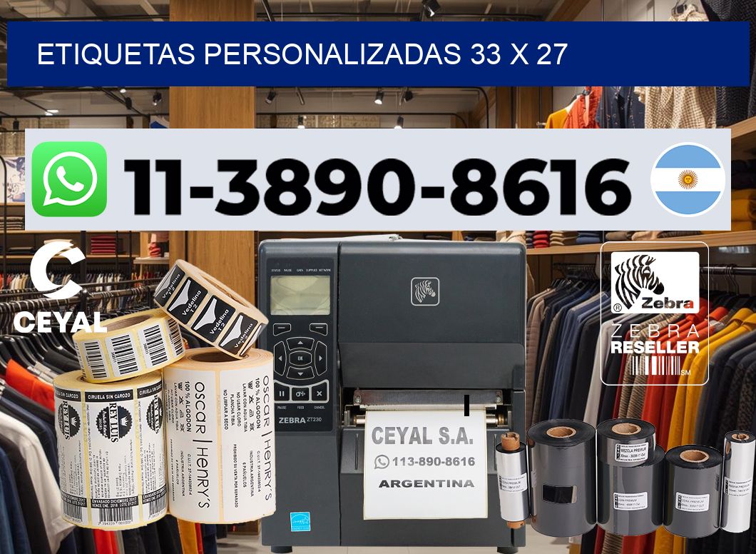 etiquetas personalizadas 33 x 27