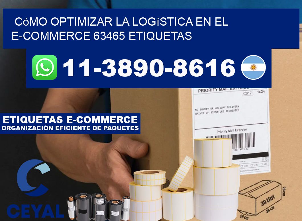 Cómo optimizar la logística en el e-commerce 63465 etiquetas