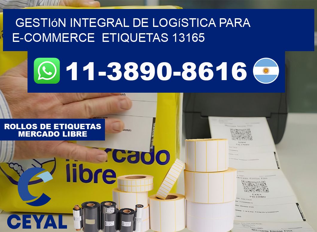 Gestión integral de logística para e-commerce  etiquetas 13165