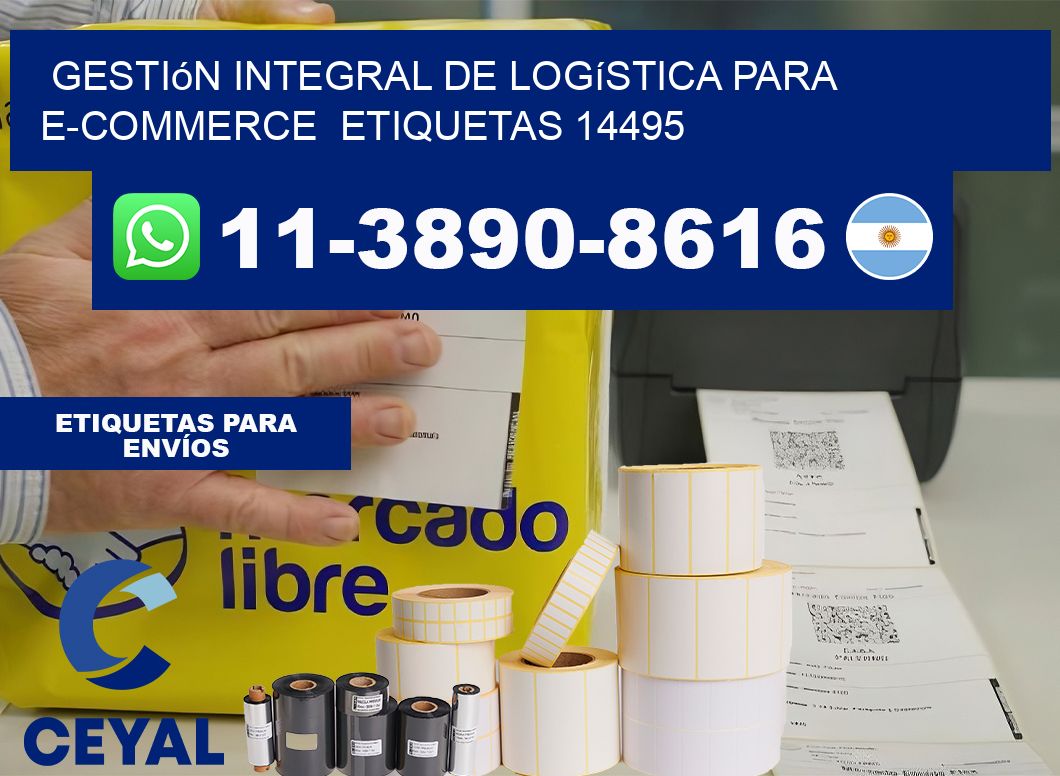 Gestión integral de logística para e-commerce  etiquetas 14495