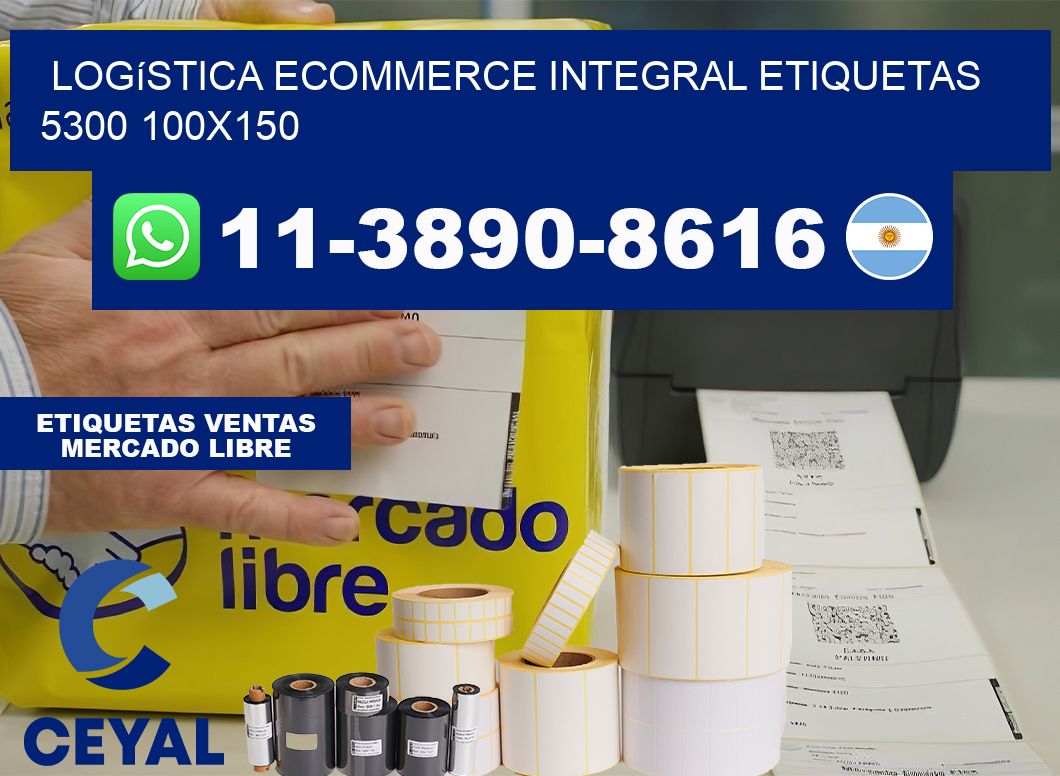 Logística ecommerce integral etiquetas 5300 100×150