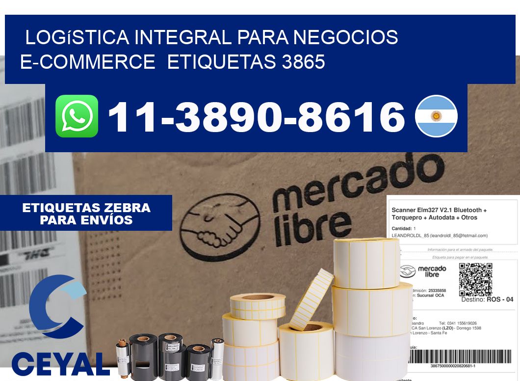 Logística integral para negocios e-commerce etiquetas 3865
