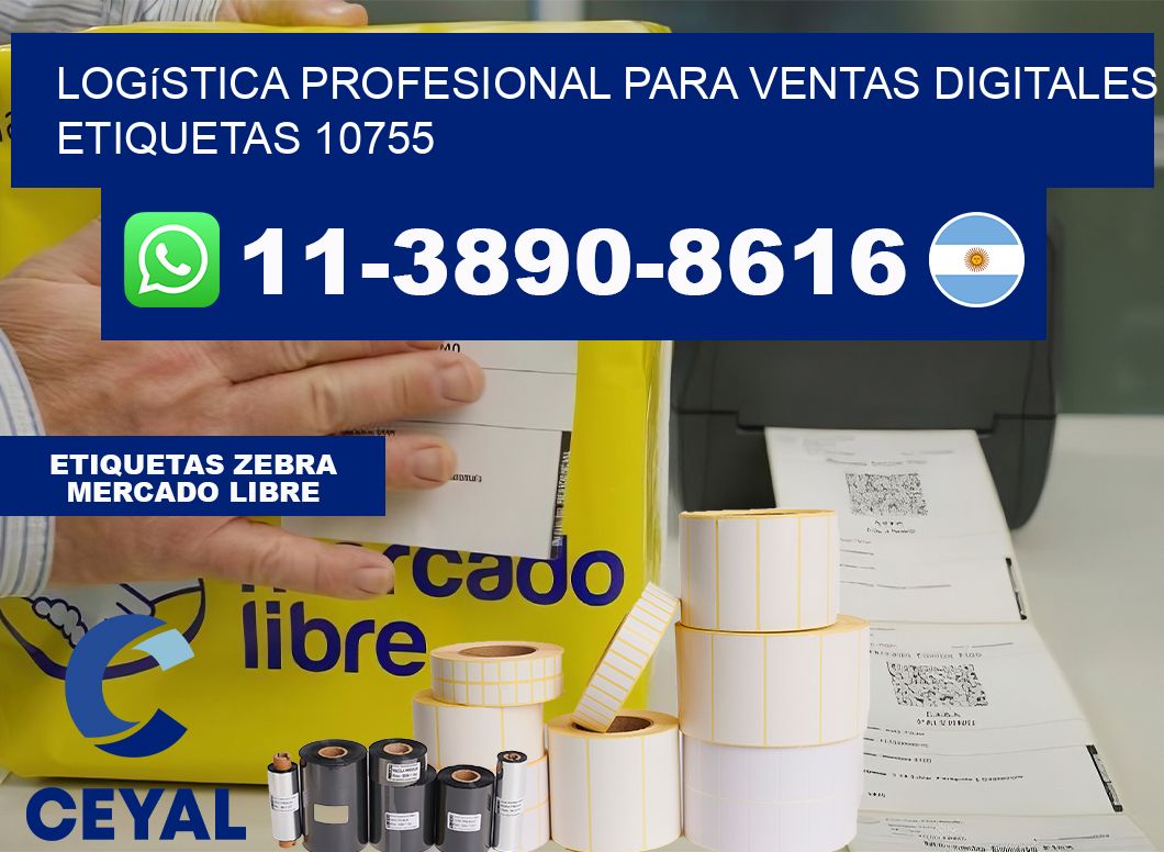 Logística profesional para ventas digitales  etiquetas 10755