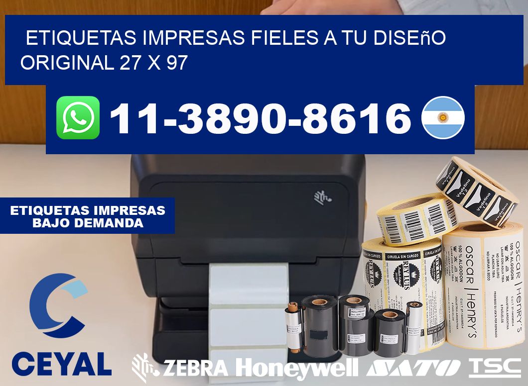 etiquetas impresas fieles a tu diseño original 27 x 97