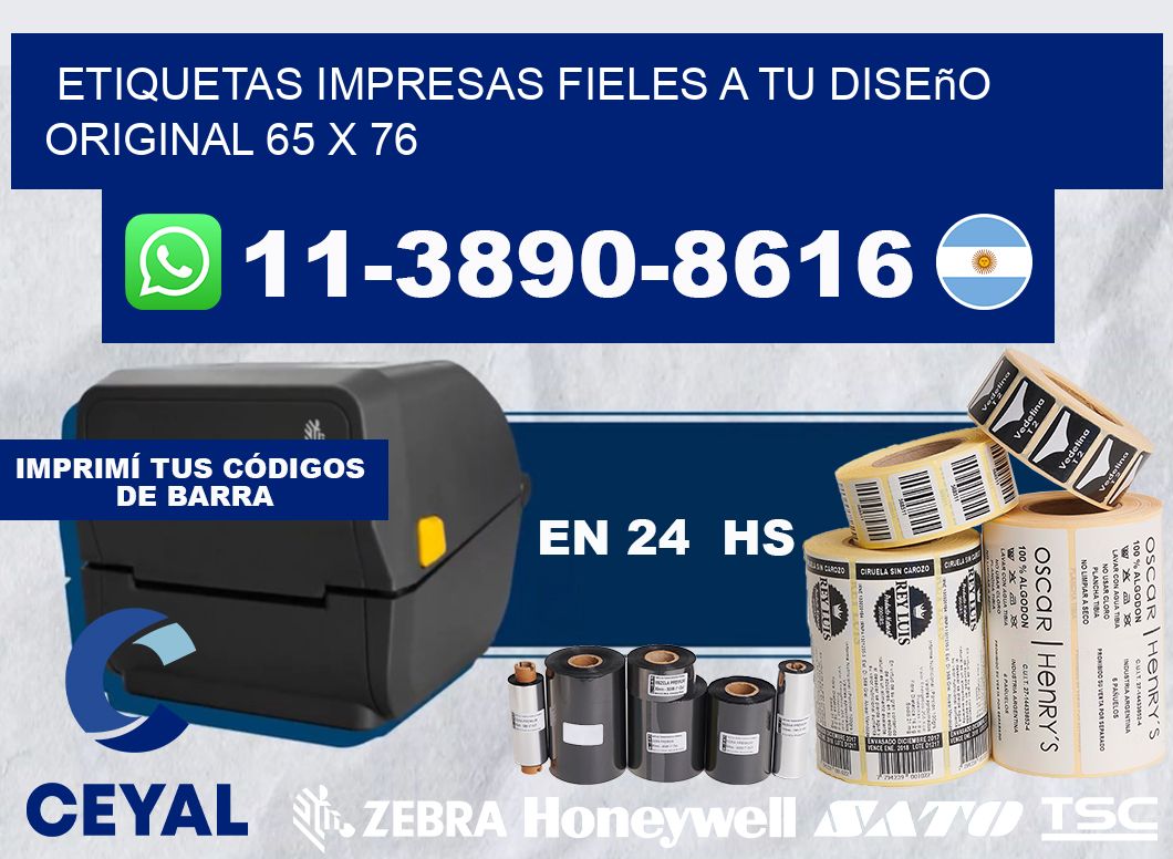 etiquetas impresas fieles a tu diseño original 65 x 76