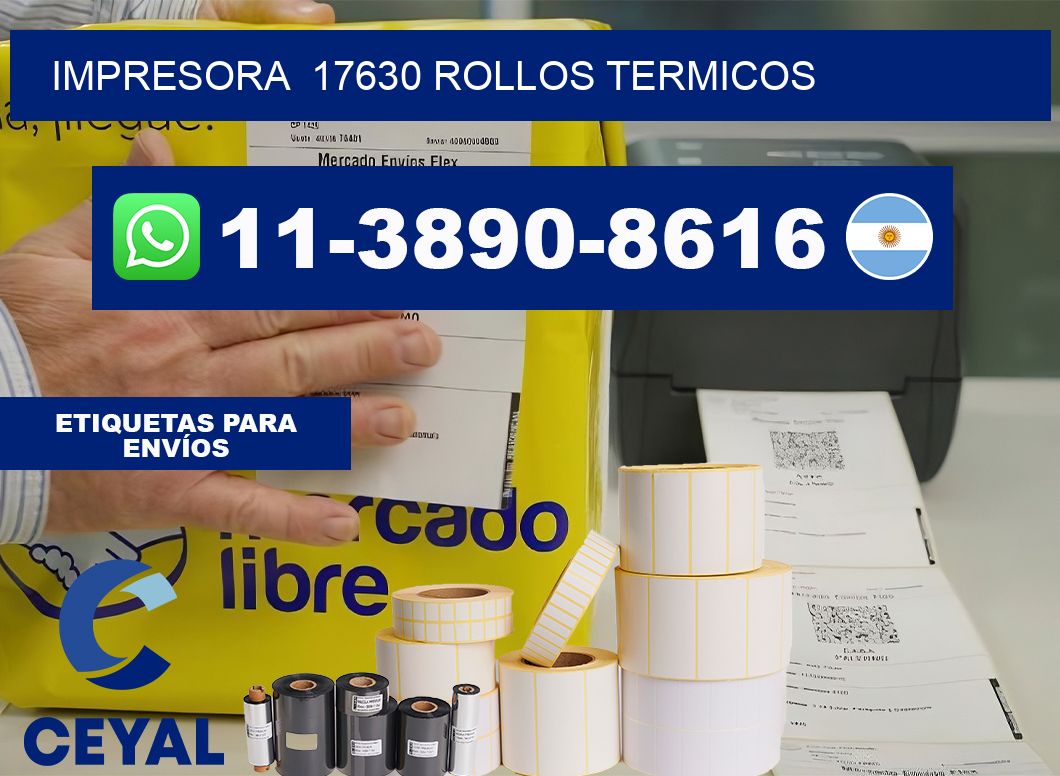 impresora  17630 rollos termicos
