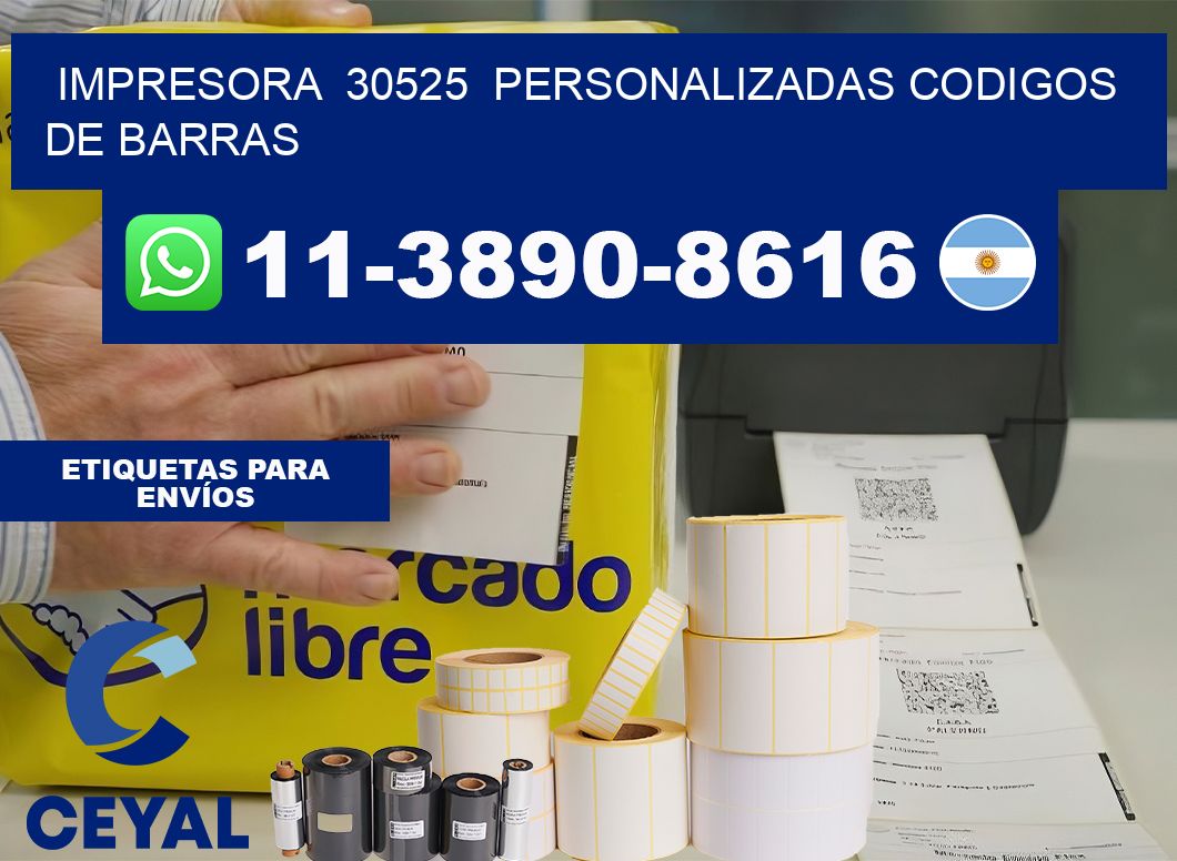 impresora  30525  personalizadas codigos de barras