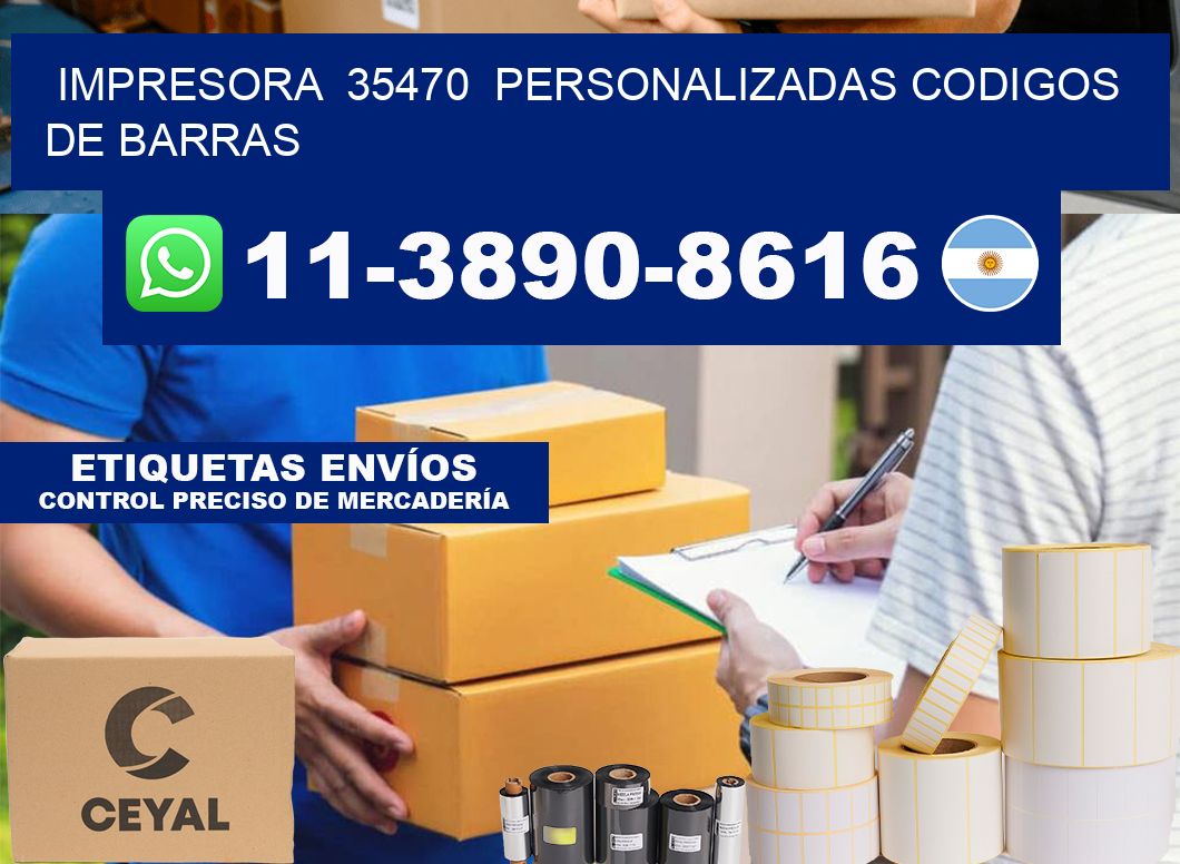 impresora 35470 personalizadas codigos de barras