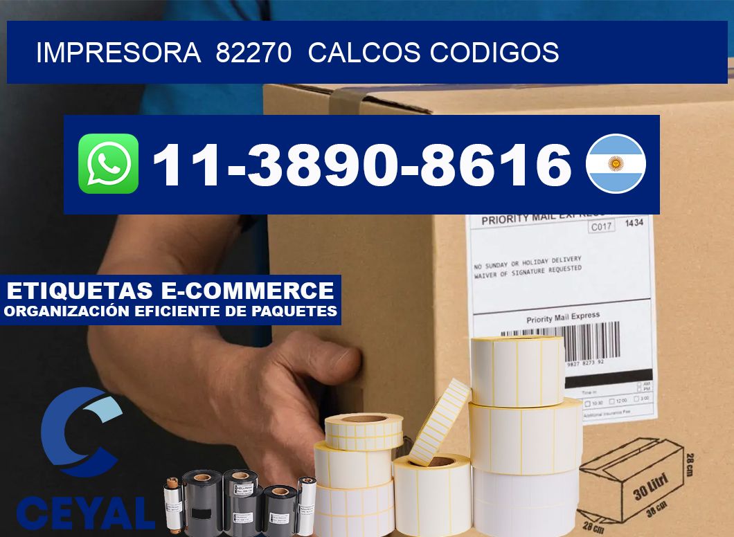 impresora 82270 calcos codigos