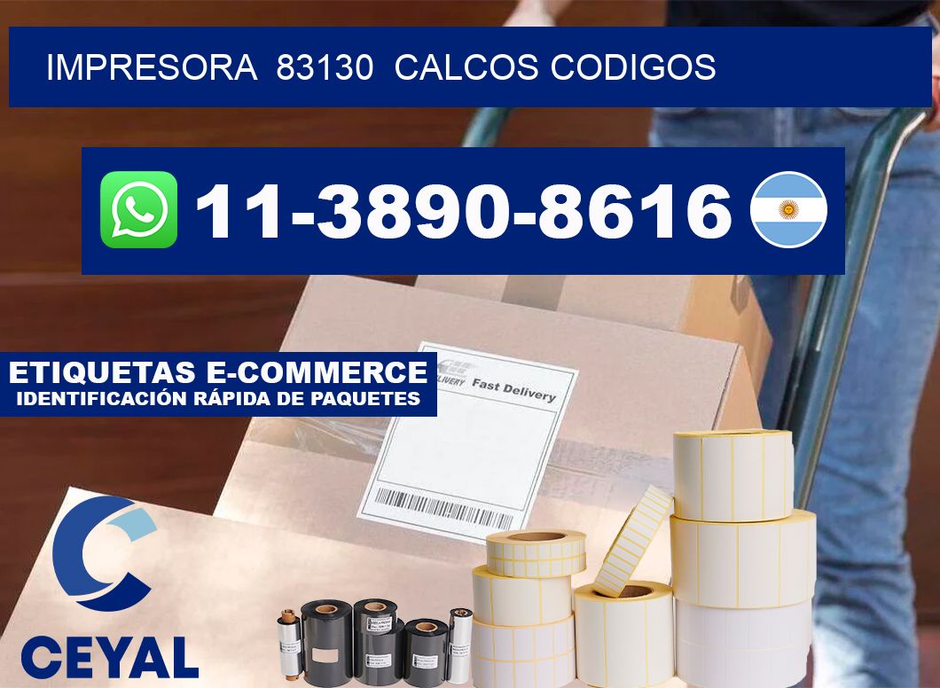impresora  83130  calcos codigos