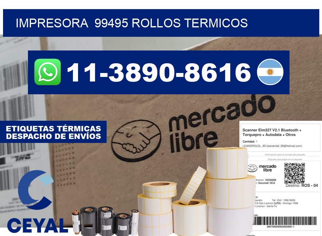 impresora  99495 rollos termicos