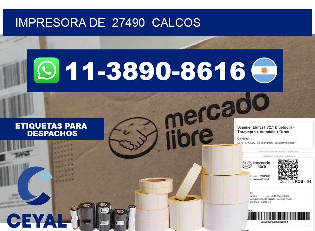 impresora de 27490 calcos