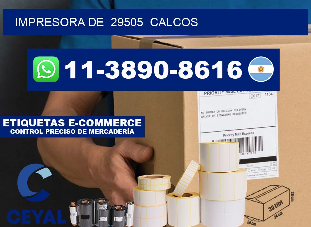 impresora de  29505  calcos